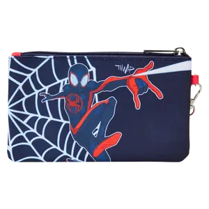 Spider-Verse Miles Morales Suit Nylon Zipper Pouch Wristlet