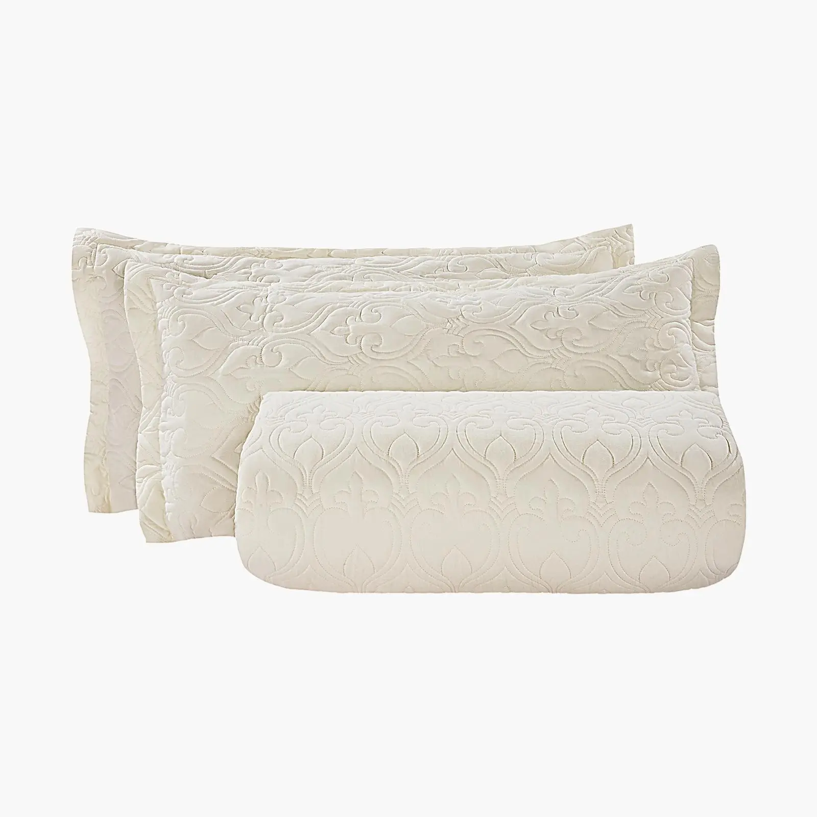 【summerfinds】VEVOR King Quilt Set, 3-Piece Lightweight Comforter, Cotton King Size Quilt Bedding Set, Beige Bedspreads with 1 Quilt and 2 Pillow Shams, Lightweight Bedspread Coverlet Bedding Set, for All Season
