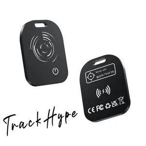 Mini Card-Style GPS Tracker Card: No Fee, Years Battery, apple Find My Compatible for Car, Luggage, Pets & Personal Safety (ios only)