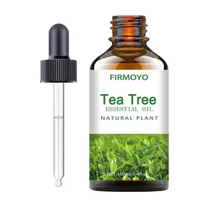 3.38oz/100ml  Natural Tea Tree Essential Oil - Therapeutic Grade Alcohol-Free, Aromatherapy Essential Oil, Moisturizing & Anti-Dryness, Suitable for Skin Care, Body Massage, Diffusers, Meditation & Relaxation, Hypoallergenic Essential Oil, Unisex