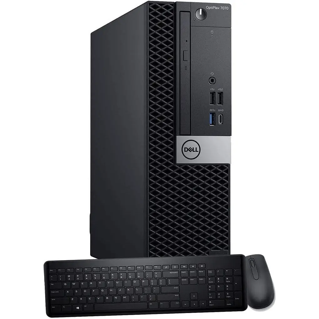 Dell OptiPlex 7070 SFF Desktop Computer PC, Intel 8 Core i7-9700 3.0GHz up to 4.70GHz,32GB DDR4 Ram New 1TB NVMe M.2 SSD,AX210 Built-in WiFi 6E,Windows 11 Pro, Wireless Keyboard & Mouse (Renewed)