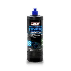 LAUCO Step 3 High-Shine Finish Compound [36103] - 1000ml Automotive Grade Silicone-Free Final Polish, Buff Then Wipe, Paint Correction Swirl Remover, Mirror-Like High-Gloss Delivering Formula