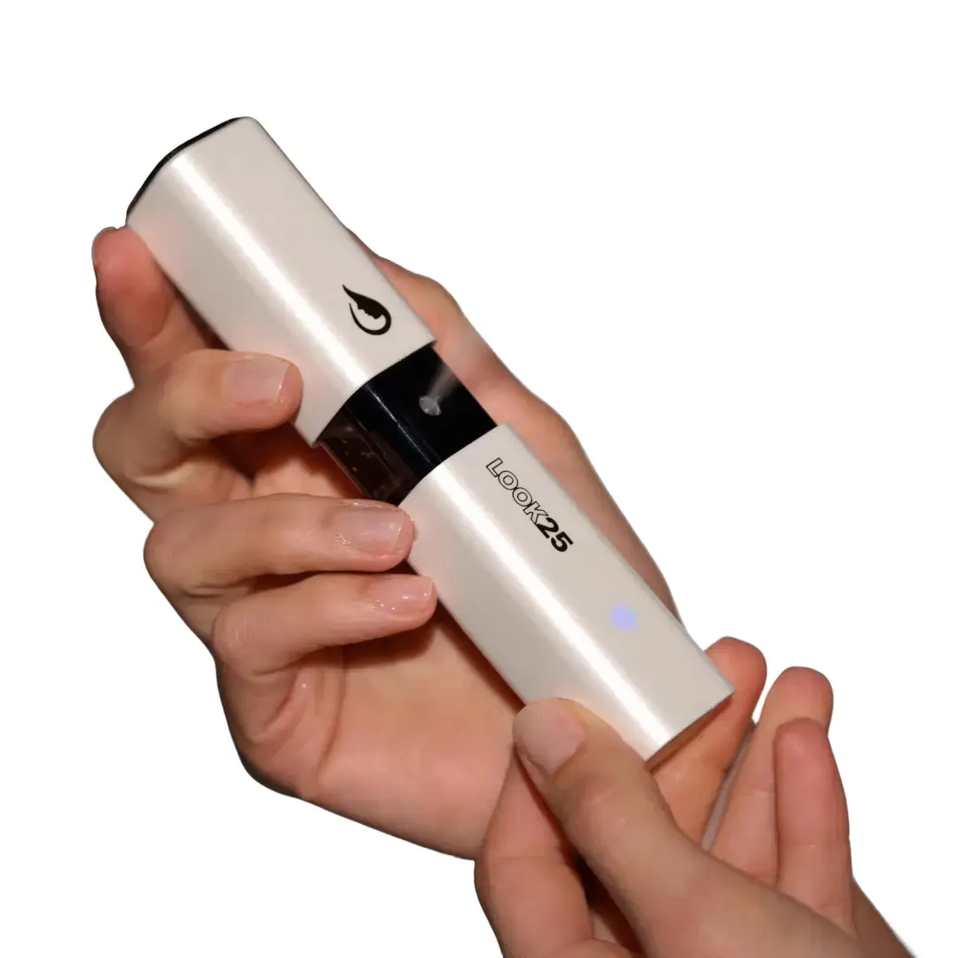 LOOK25 Anti Aging Skincare Device | Hydrogen + Oxygen Nano Vapor for Radiant, Firm, Youthful-Looking Skin | Refillable • Rechargeable • 1-Yr. Warranty | With continuous use it enhances glow, improves texture, and supports a youthful appearance. Facial Bea