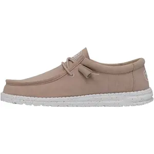 Hey Dude Mens Wally Slub Canvas  Loafer - Tan HD40009-265