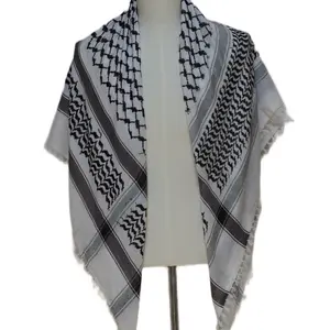 Ahla Shabab White Tassel Original Palestinian Hatta/Kuffiyeh