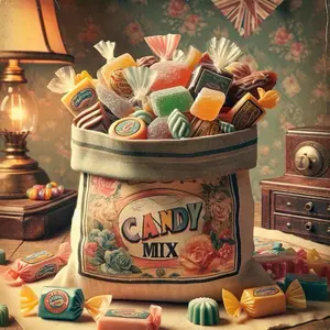 VINTAGE CANDY 1980s RETRO CANDY MIX -Individually Wrapped 80s Nostalgia Candies - Flashback EIGHTIES Fun Gift - PERFECT '80s Candies For Adults, College Students, Men or Women, Kids, Teens 1 LB