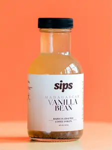 Sips Madagascar Vanilla Bean Coffee Syrup Sips Madagascar Vanilla Bean Coffee Syrup