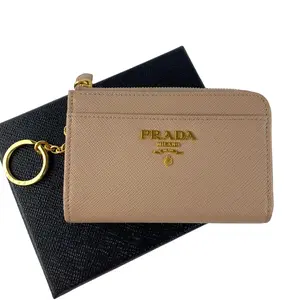 Pre-owned PRADA leather small leather goods Key Pouch in SAffiano Leather