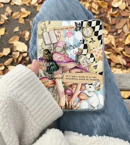 Bookish Wonderland Kindle Insert for Clear Case – Aesthetic Book Lover Decor | Cozy Reading Accessory