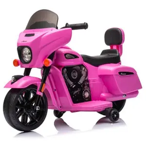 GAOMON Pink 6V Licensed Ride On Motorcycle For Kids Toddlers With Music Headlight Electric Dirt Bike Ages 18 Months To 5 Years Red