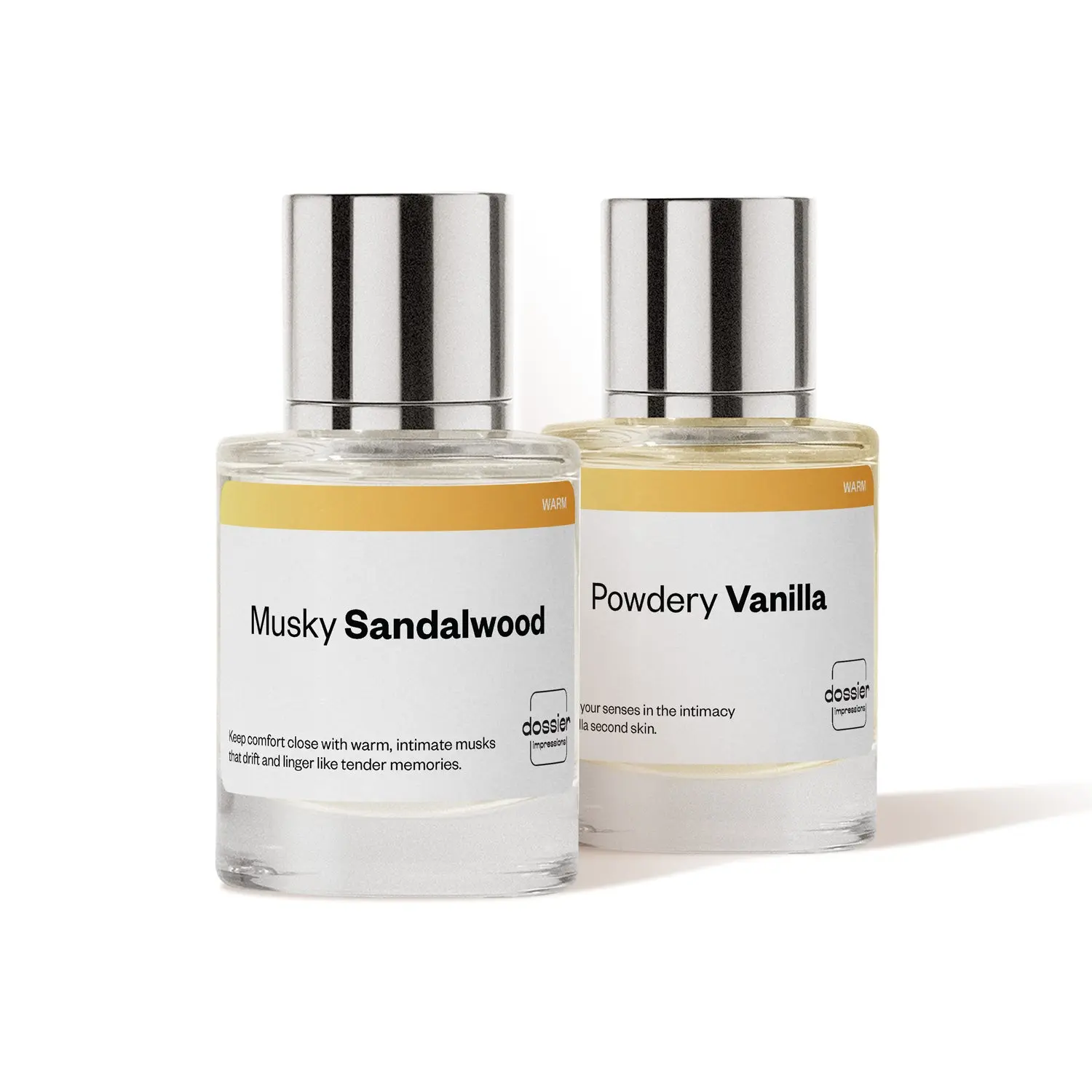 Plurr Lover, Dossier, Women Perfume Bundle, 2x50ml, Powdery Vanilla, Musky Sandalwood Plurr Lover, Dossier, Women Perfume Bundle, 2x50ml, Powdery Vanilla, Musky Sandalwood