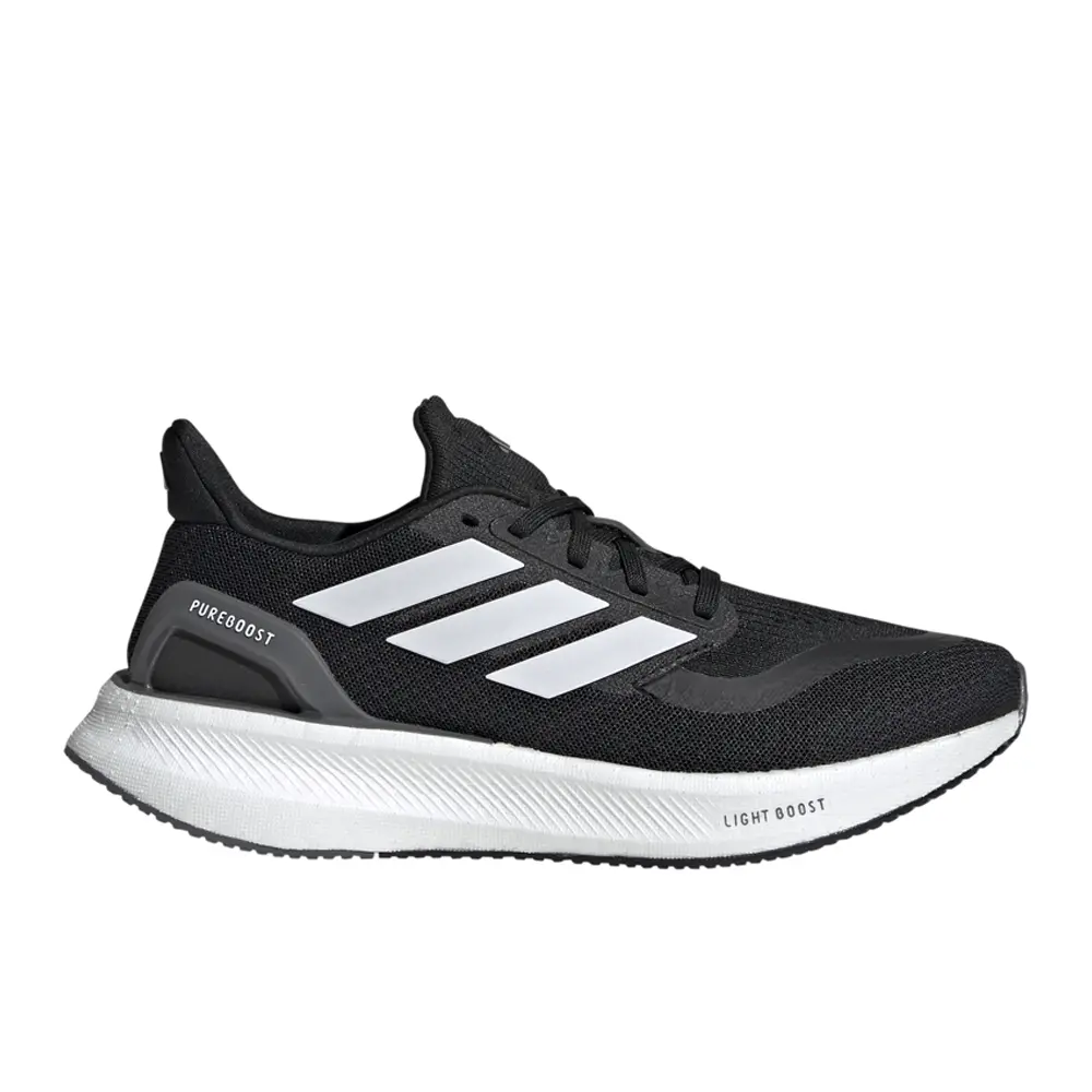adidas Womens Pureboost 5 Running Sneakers Shoes - Black adidas Womens Pureboost 5 Running Sneakers Shoes - Black