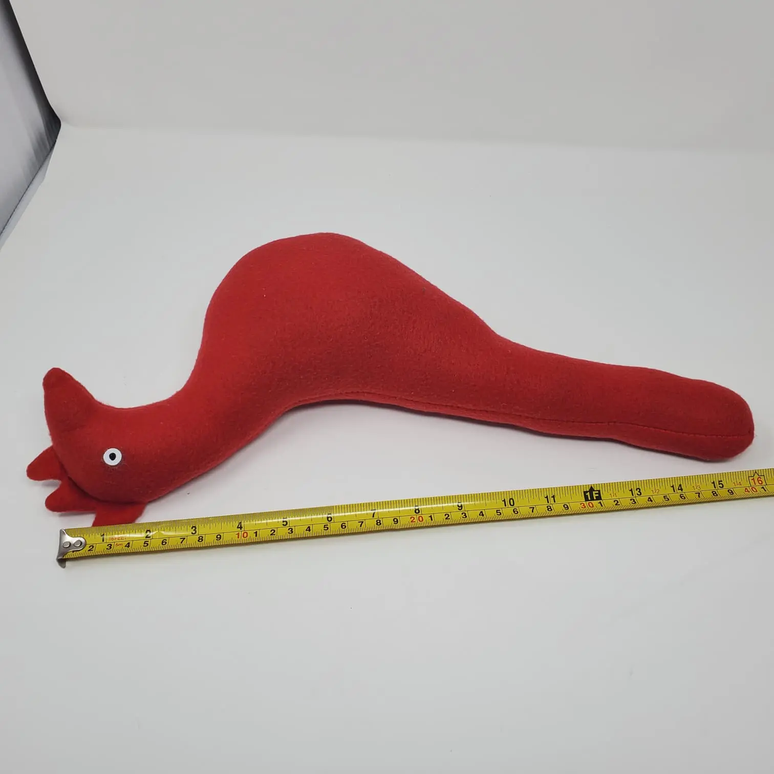 Muneco De Lona Dummy Rooster Plush Toy Red Canvas Rooster Handmade Decor