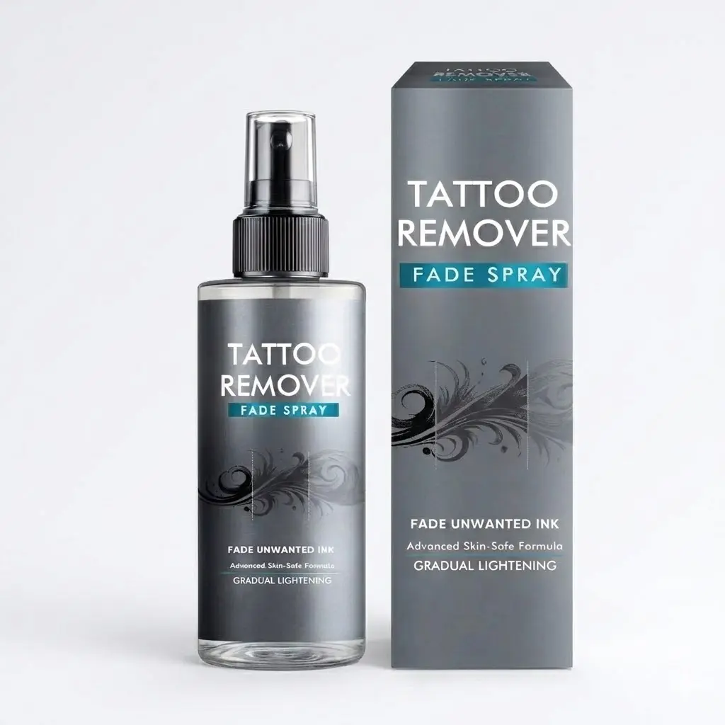 Ink Fade Spray - Gradual Tattoo Lightening Product, Skin-Safe Formula for Unwanted Tattoos Ink Fade Spray - Gradual Tattoo Lightening Product, Skin-Safe Formula for Unwanted Tattoos