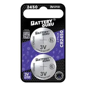 BatteryGuru Car Key Batteries CR2450 3V (Pack of 2) BatteryGuru Car Key Batteries CR2450 3V (Pack of 2)