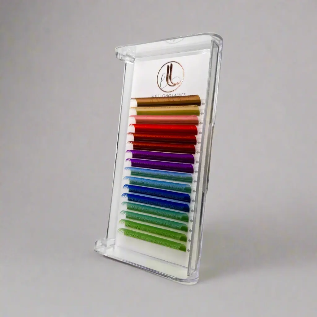 C & D Curl Cashmere Eyelash Extensions | 0.07 | Rainbow