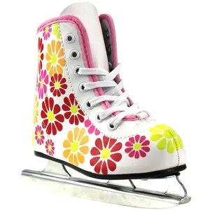 American Little Rocket Double Runner Ice Skates -Girl's White (12)