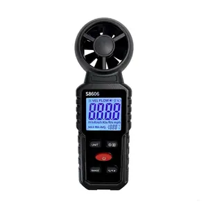 3-in-1 Handheld Anemometer, Wind Speed Meter Wind Level Tester with Temperature Detector, Portable Air Flow Gauge for Sailing Surfing Drone Shooting Outdoor