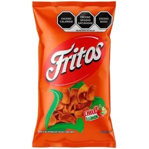 5-Pack Sabritas Fritos Sabor Chile y Limón, Mexican snacks, Mexican chips, botanas de maiz, Crispy Corn  Crunchy Flavor