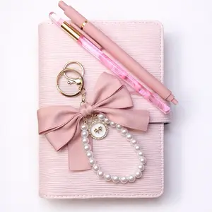 A6 Cash Savings Binder Starter Kit – Blush Luxe Epi Saffiano Vegan Leather (6 Vellum Envelopes) savings