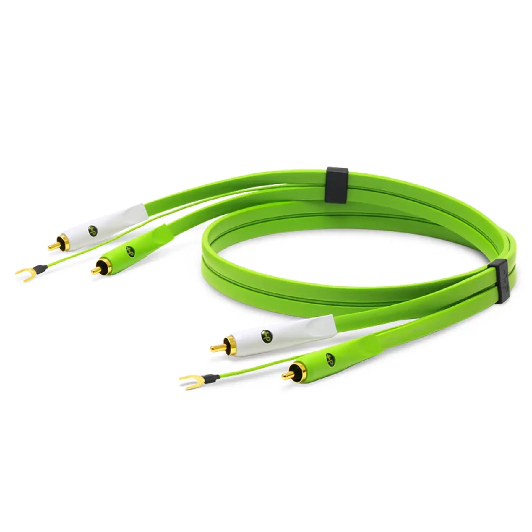 Oyaide NEO d+ Premium Copper Analog Audio RCA Cable with Ground - 1.0M/39.37 Inches, 1 Male-to-Male Stereo Pair for DJs