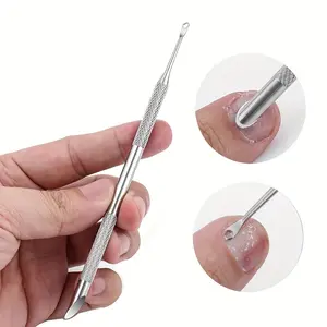 Stainless Steel Cuticle Putter Nail Care Tool, Nail Manicure, Multifunctional Dead Skin Remover, Portable and Durable, Foot Pedicure and Nail File
