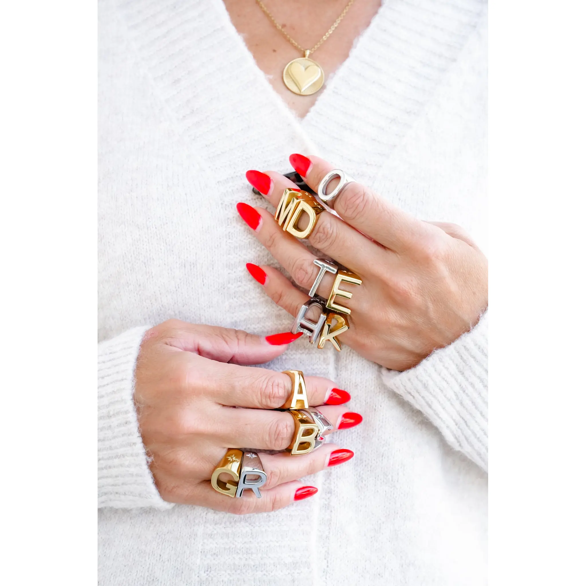 Restock! Raising Surfers The RS Initial Ring