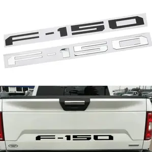 Upgrade Your F150: Matte Black Raised Decal For 2018-2020 F150 Model Tailgate Insert Letters Emblem-Stylish Accessories and Perfect Gift for Truck Drivers plastic anti