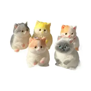 2026 New Arrival Jumbo Fat Cat Squishy Toy, Hand-Painted Cute Big Cat Squeeze Toy, Slow Rising Stress Relief Fidget Toy, DIY Creative Gift & Adorable Desk Decor, Perfect 2026 Children's Day Gift for Kids Girls