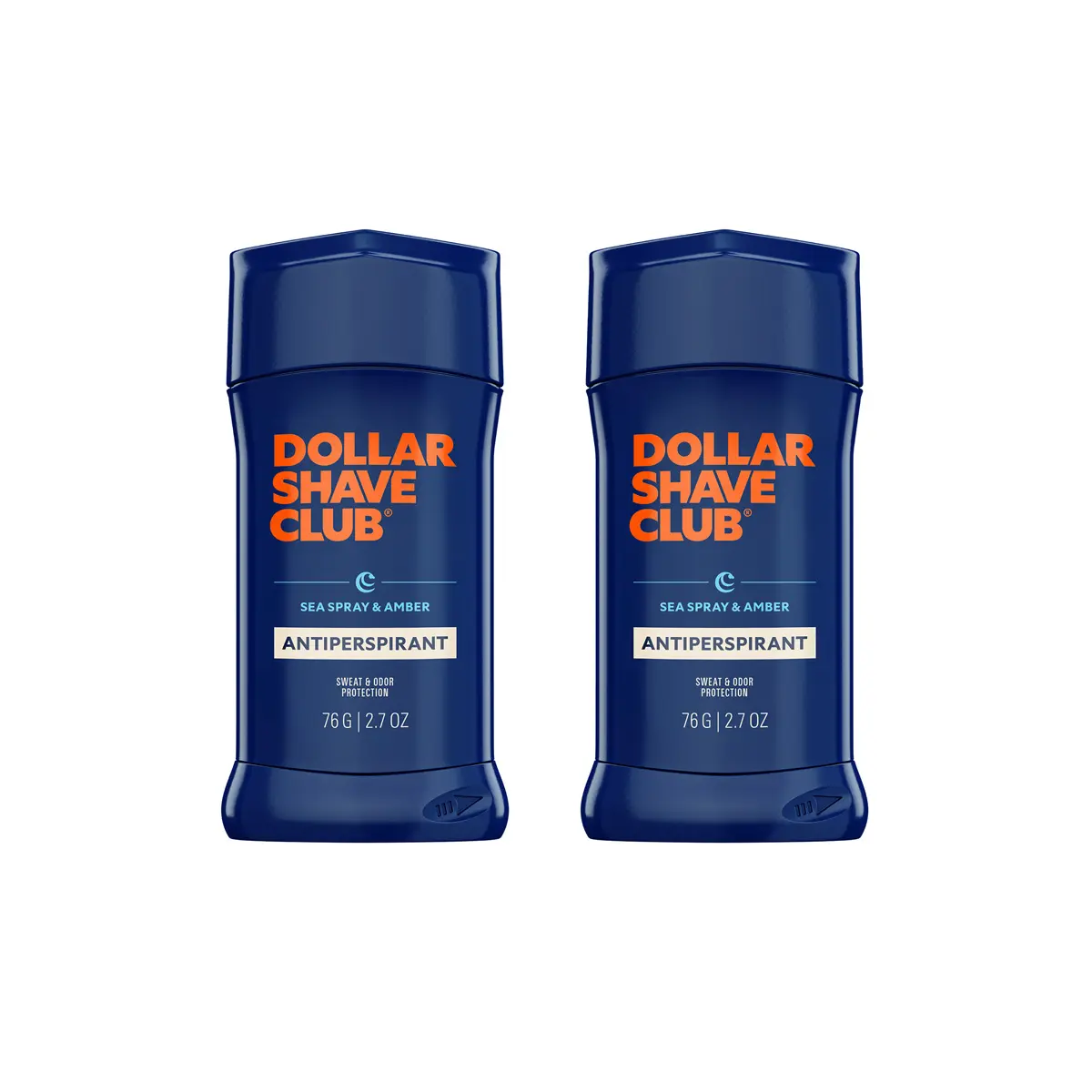 Dollar Shave Club Men’s Antiperspirant Stick – All Day Sweat & Odor Protection, Clump-Free Formula with Sea Spray & Amber Scent, 2-Pack