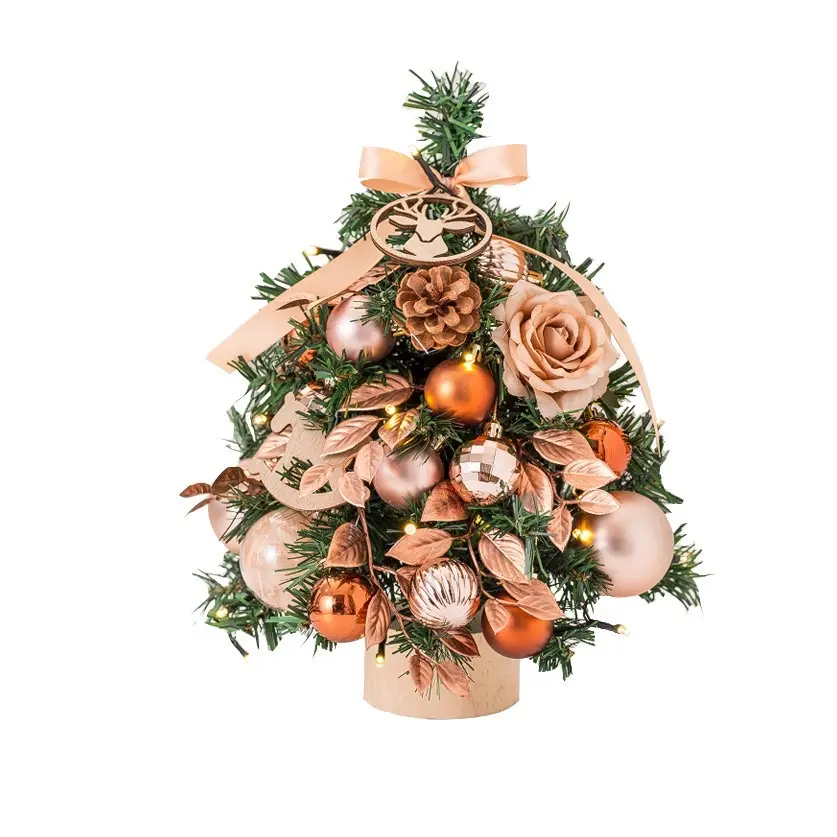 15” Tabletop Christmas Tree W/ Lights Christmas Decorations