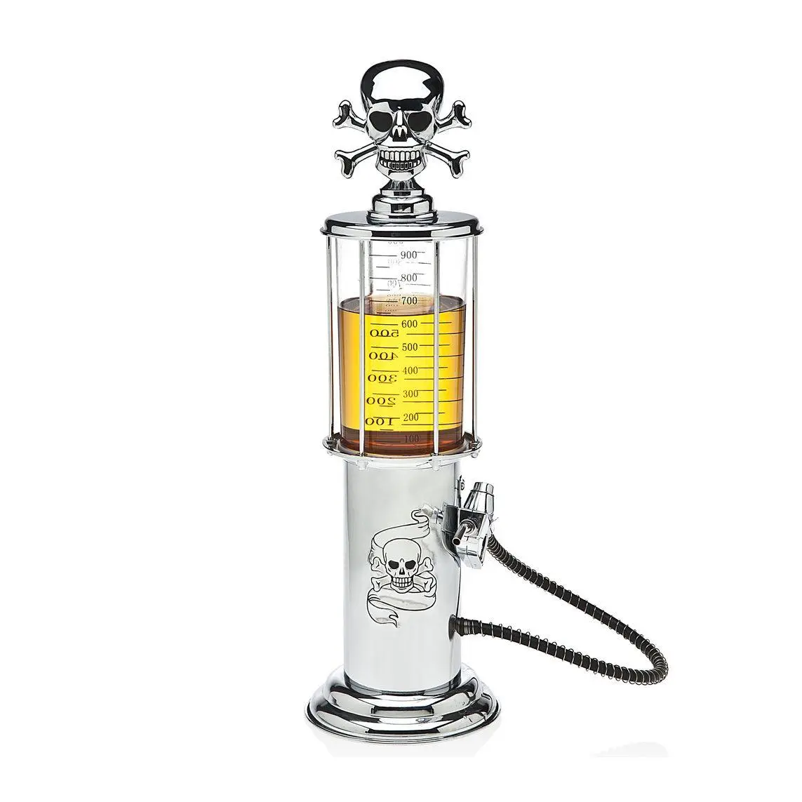 Godinger Crossbones Gas Pump Beverage Dispenser