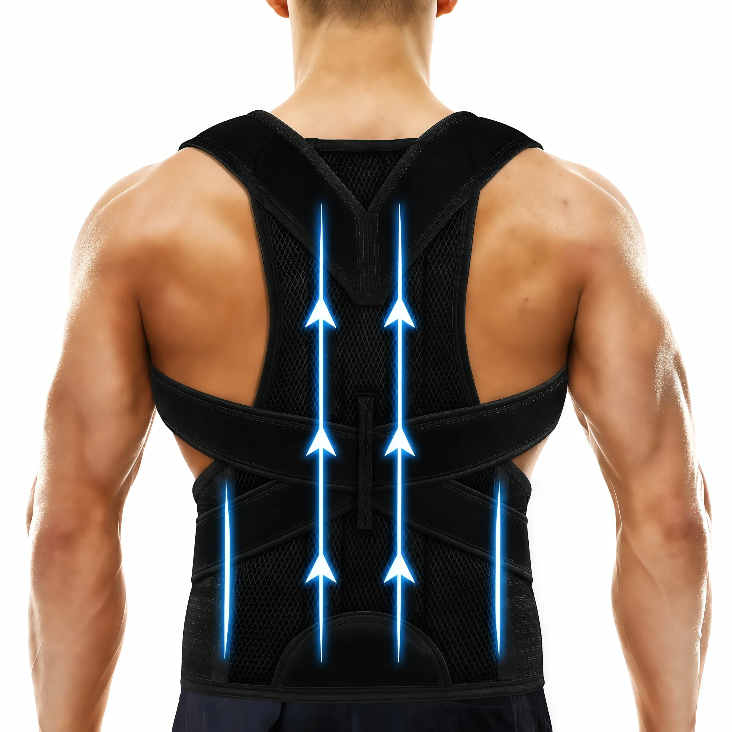Adjustable Posture Corrector for Men Women – Back Brace for Hunchback, Spine Alignment & Pain Relief fathersdaygift