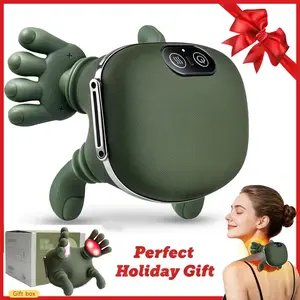Wireless Portable Adjustable Neck & Shoulder Massager Heated bionic hands deliver 4D kneading and acupressure massage Relieves muscle tension and deep tissue pain Three-speed settings Unisex design Perfect holiday gift