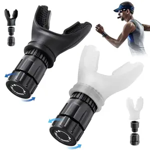 Portable Breath Trainer with Adjustable Resistance Settings for Enhanced Strength and Endurance, Exercise Trainer - Lightweight, Easy to Clean