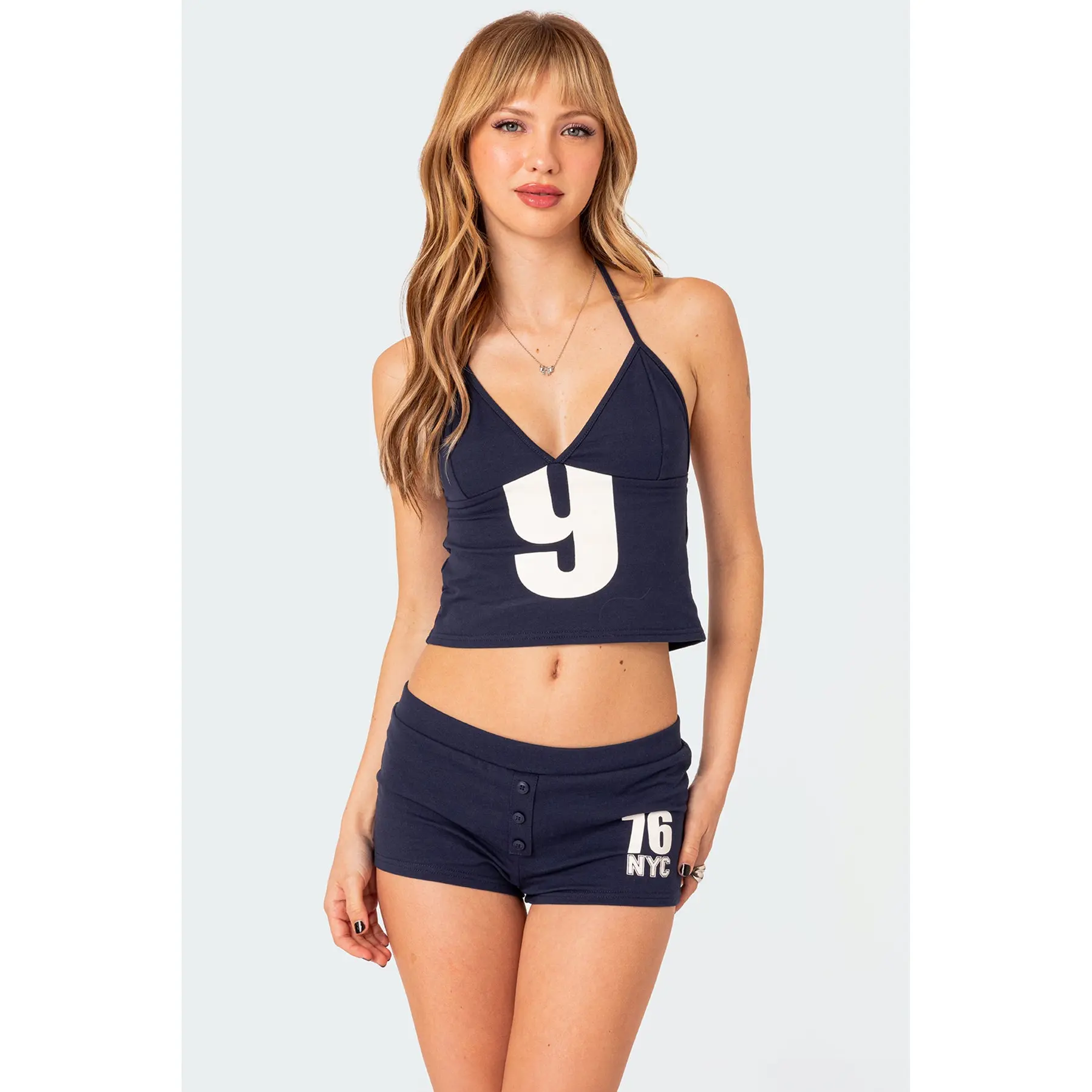Jordan V Neck Halter Top