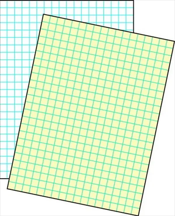 School Smart Cross-Section Ruled Drawing Paper, White, 0.25 in Ruled, 50 lbs, 9 x 12 in (9 in Size), Pack of 500, 085627 Model