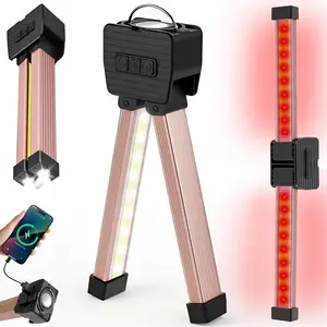Magnetic suction lamp tool lamp Gym Lamp for Posing - Portable Magnet LED Flashlight with Hanging Hook, 180 Degree Folding Magnetic Work Light, 7th Gear Dimming Usb Rechargeable Headlamp,USB Rechargeable Multi-Mode gym Lights, flashlight (1 PCS)