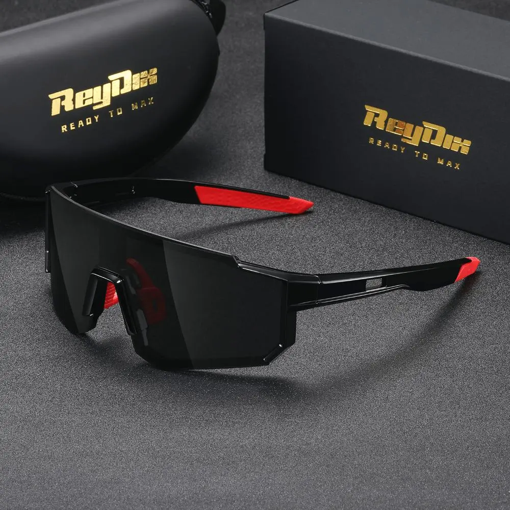 ReyDix unisex same sports outdoor colorful cycling fashion sunglasses UV400