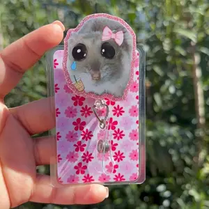 Sad hamster badge reel| Nurse badge reel