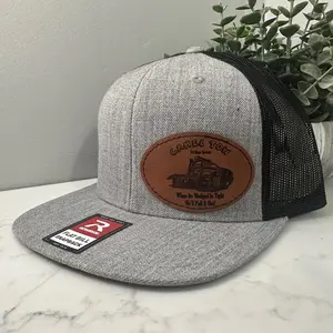 Heather gray camel tow hat