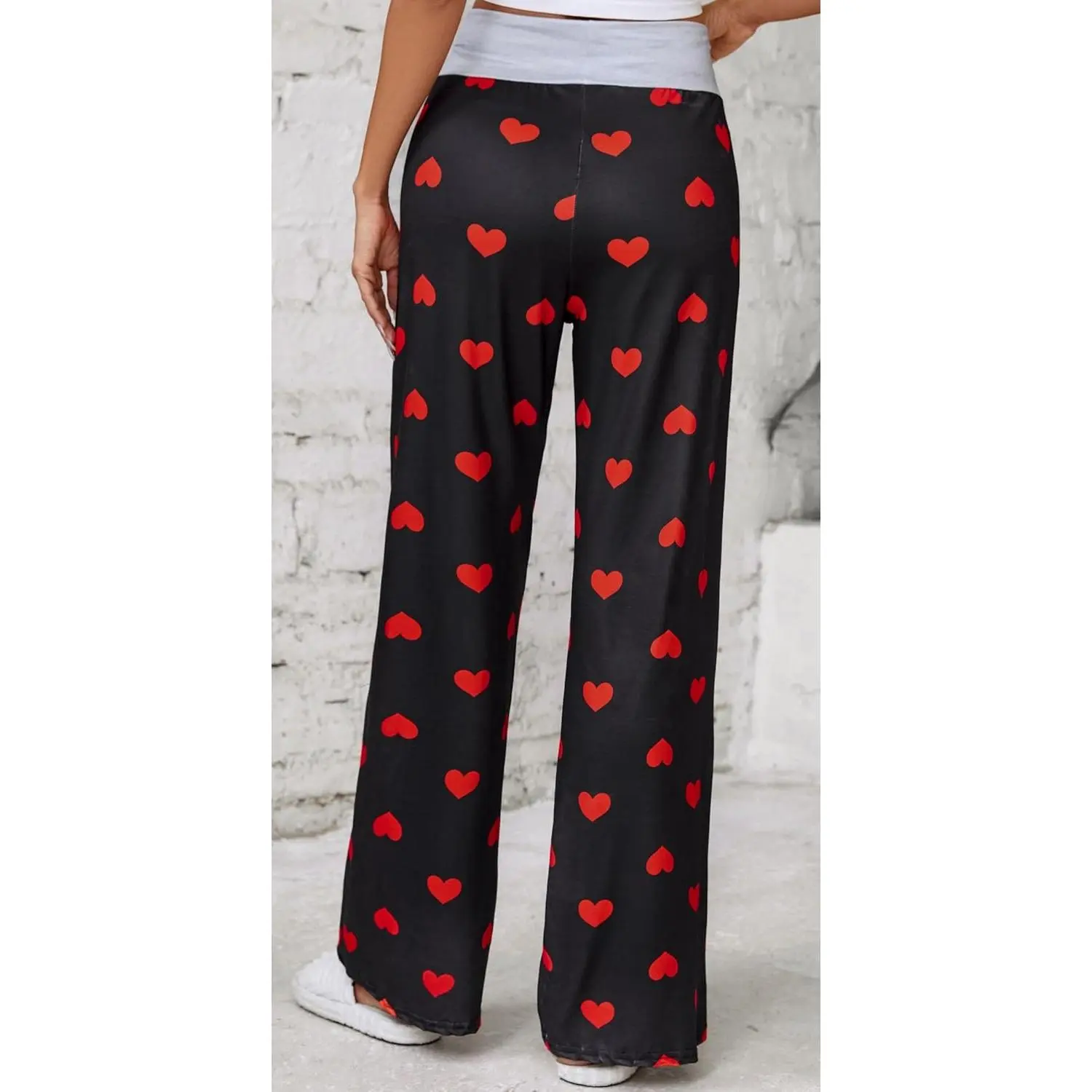 Women's Comfy Pajamas Drawstring Stretch Floral Print Long Wide Leg Lounge PantsGift Women's Comfy Pajamas Drawstring Stretch Floral Print Long Wide Leg Lounge PantsGift