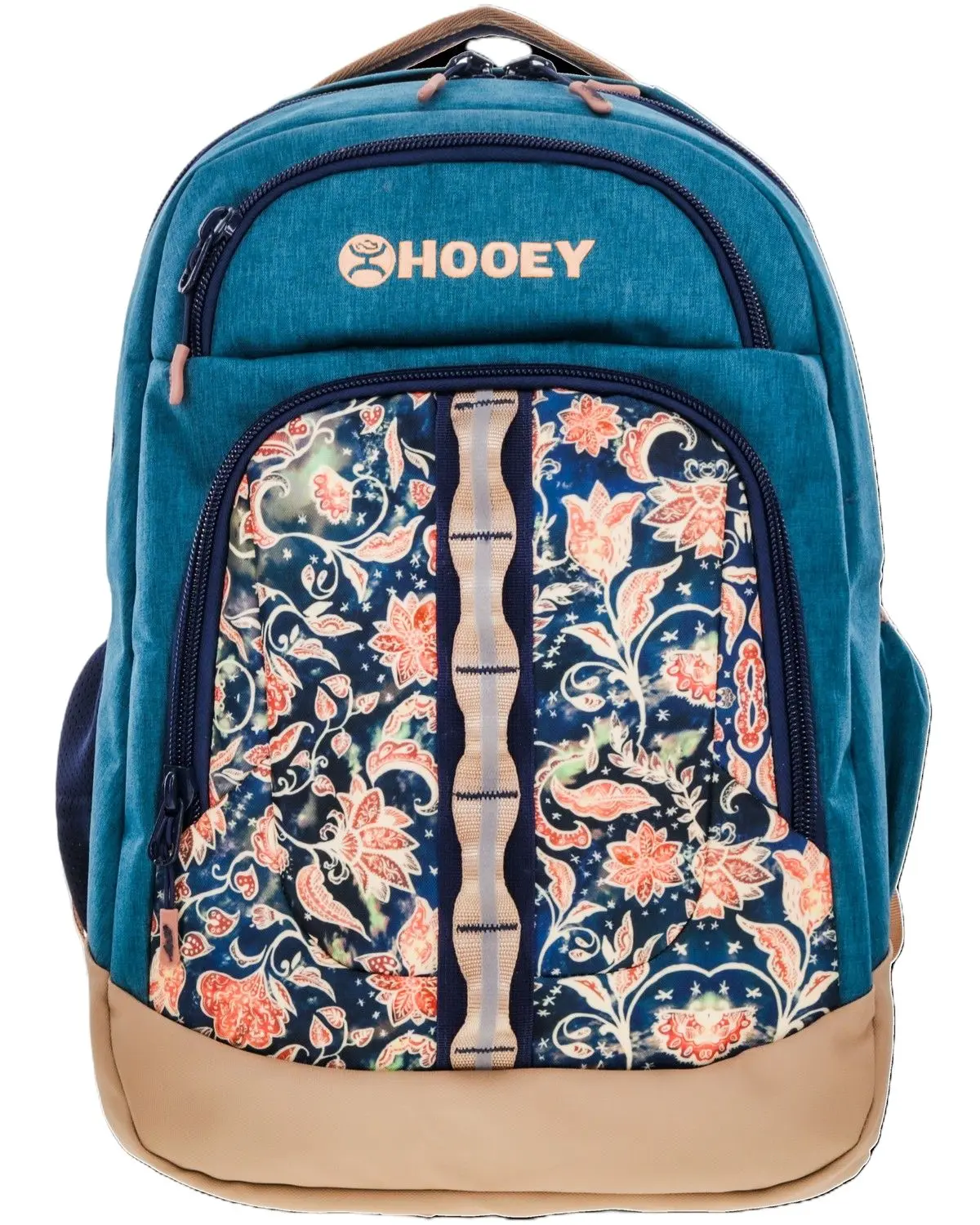 Hooey Unisex Ox Floral Print Backpack - Bp2603tlfl