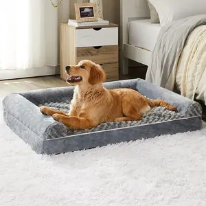Plush Sofa Comfortable Detachable Dog Bed Universal Medium Large Pet Nest, Cozy and Soft Pet Lounger, Ideal for Dogs and Cats