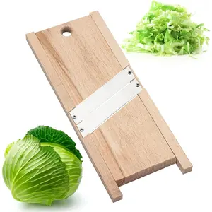 Wooden Cabbage Shredder (11.8x5.1 in) - Grater for Coleslaw and Sauerkraut - Slaw Slicer  Maker