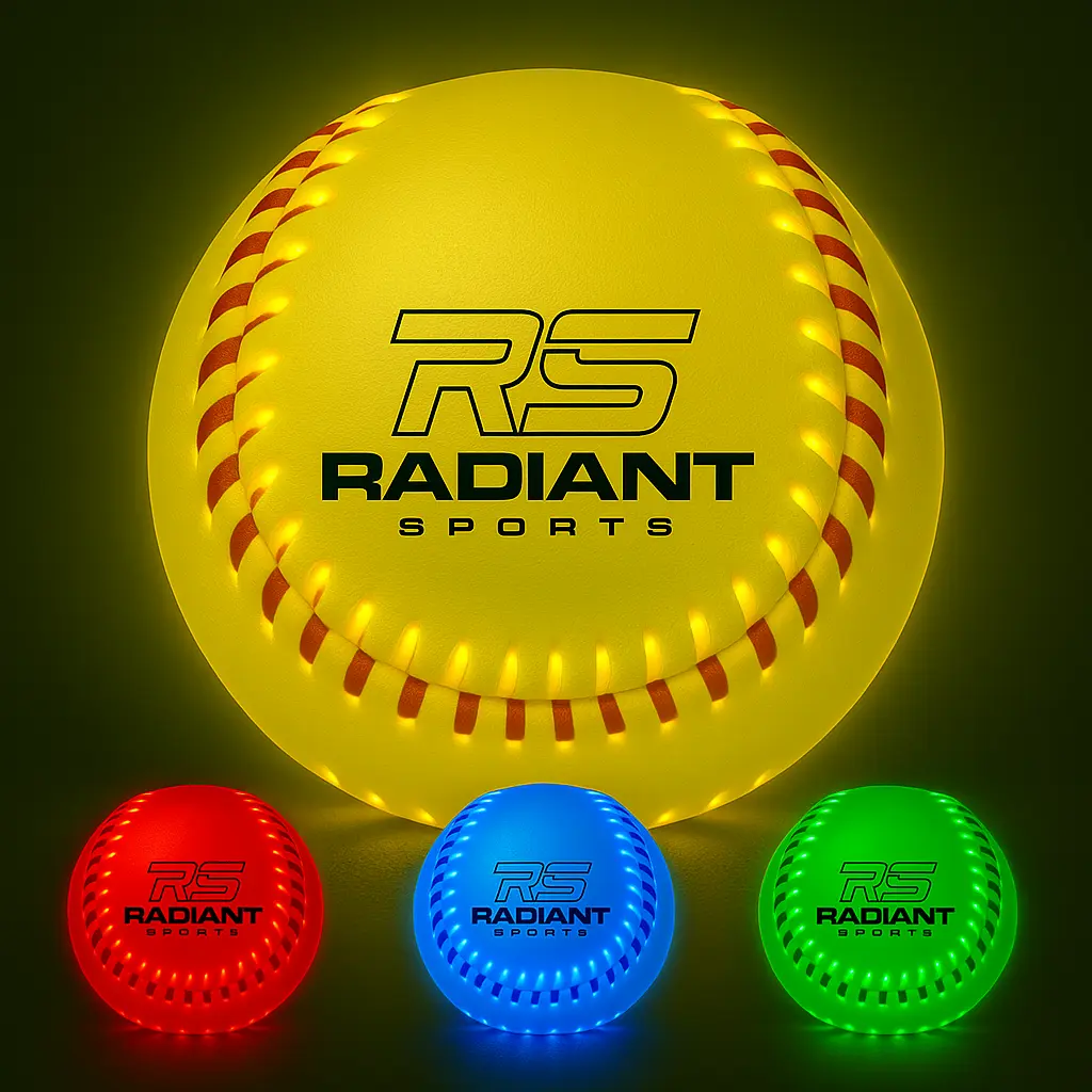 Western Star LED Baseball - Rechargeable Multi-Color Illuminating Baseball for Night Games Gifts and Training - Gifts for Boys 8-12 - Durable & Safe for Twilight Catches - Full Size 3" Official Size and Weight 5oz