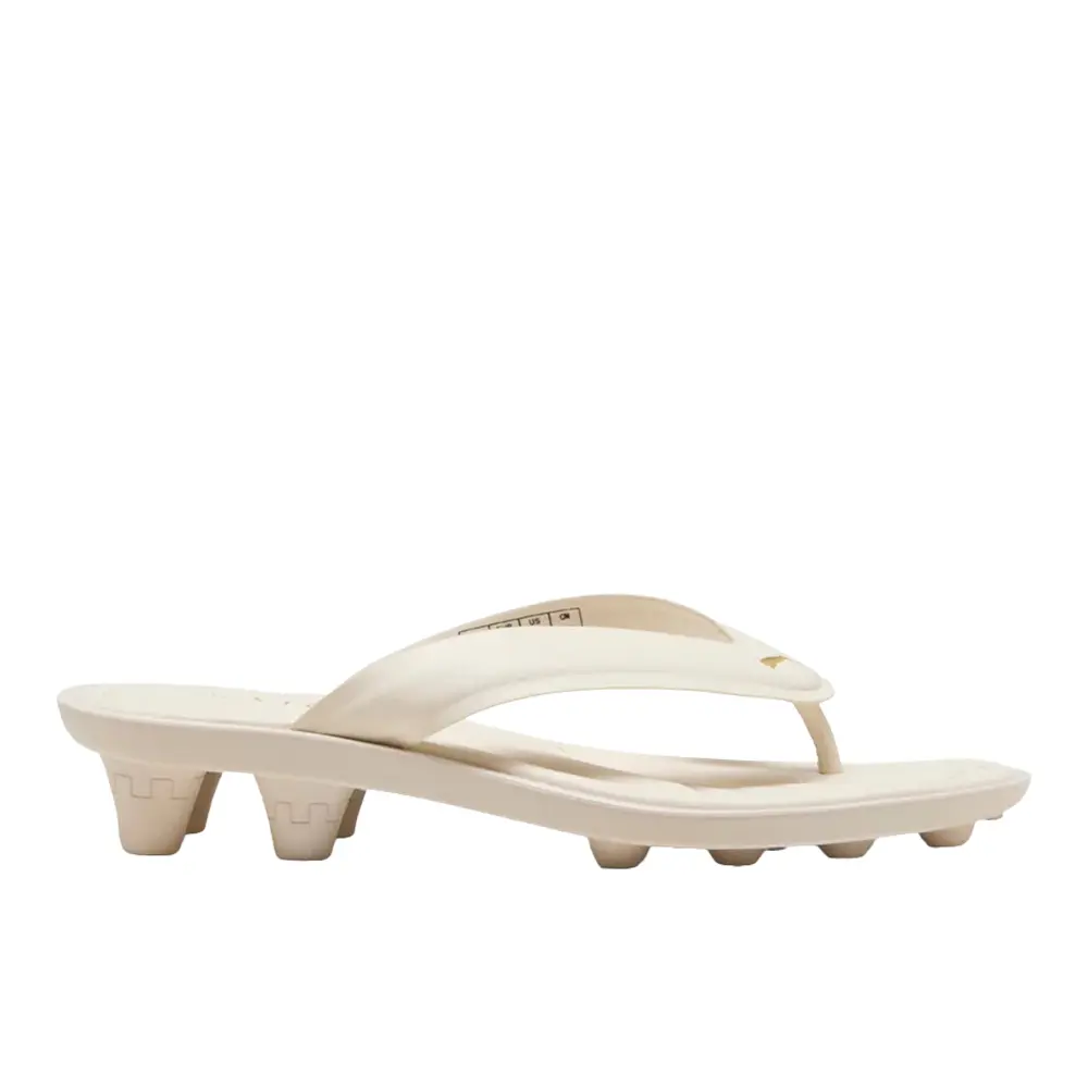 PUMA Womens Fenty X Cat Flip Flops Casual Sandals Casual Low Heel 1-2" - Off White