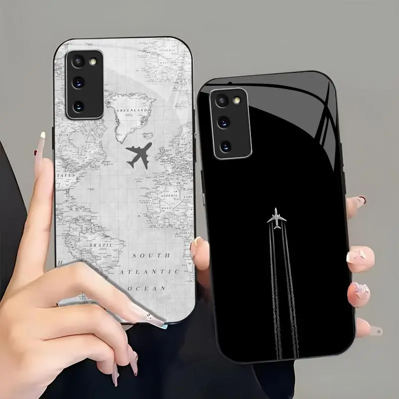Suitable for [Galaxy S20 5g] high-end phone case🤩，a wide variety of airplane designs are available, offering a sophisticated and minimalist aesthetic，drop-resistant and fingerprint-proof YM99