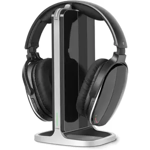 Headphones for TV Watching with  Dock & RF Transmitter, Senior-Friendly Over Ear TV Headset, Compatible with All Televisions