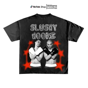 SLUSHY NOOBZ Tee Shirt Heavy Cotton Tee - Hamzah The Fantastic - That Martin Kid